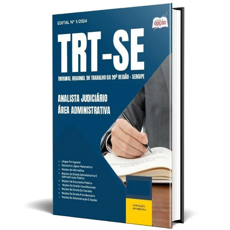 Apostila Trt Se 2024 Analista Judiciário Área Administrativa