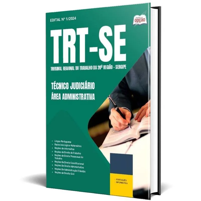 Apostila Trt Se 2024 Técnico Judiciário Área Administrativa