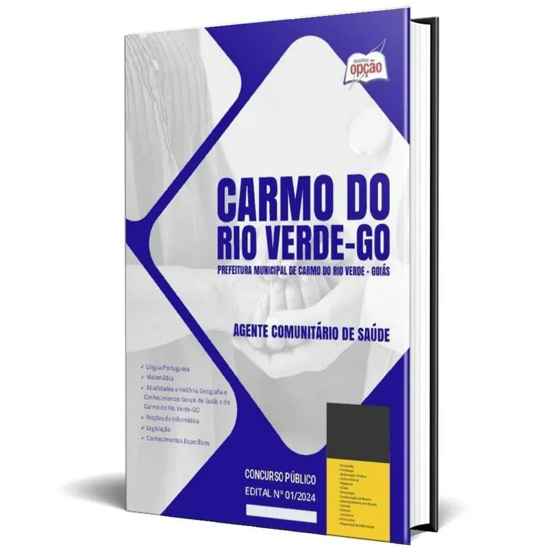 Apostila Prefeitura Carmo Do Rio Verde Go 2024 Agente