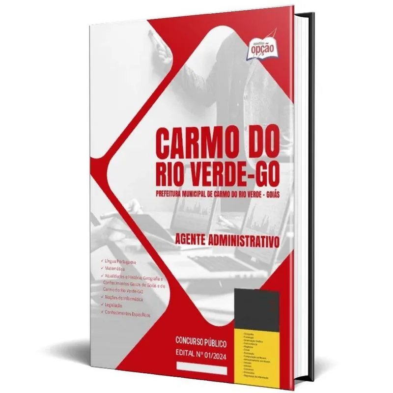 Apostila Prefeitura Carmo Do Rio Verde Go 2024 Agente