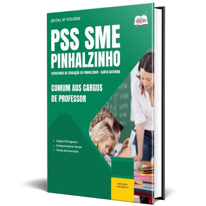 Apostila Pss Sme Pinhalzinho Sc 2024 Comum Aos Cargos