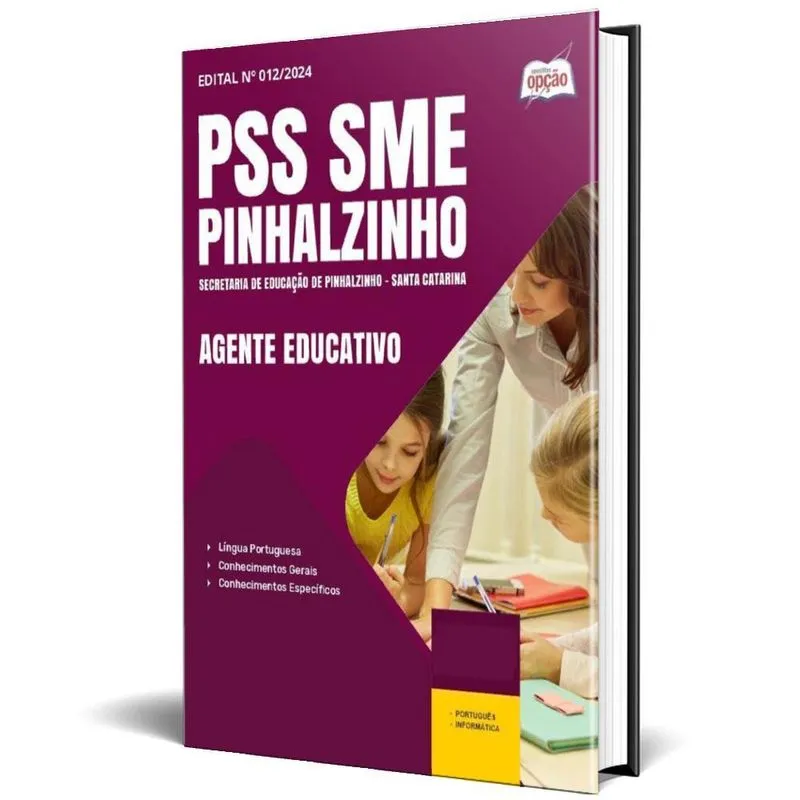 Apostila Pss Sme Pinhalzinho Sc 2024 - Agente Educativo