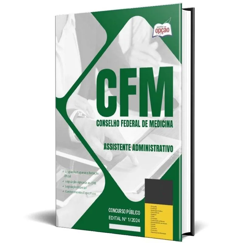 Apostila Cfm 2024 - Assistente Administrativo