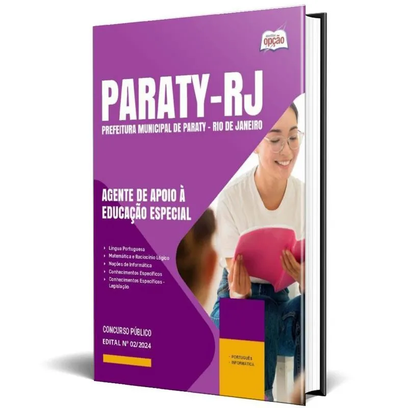 Apostila Concurso Paraty Rj 2024 Agente Apoio À Educação