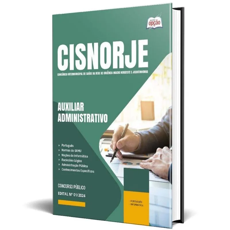 Apostila Cisnorje 2024 - Auxiliar Administrativo
