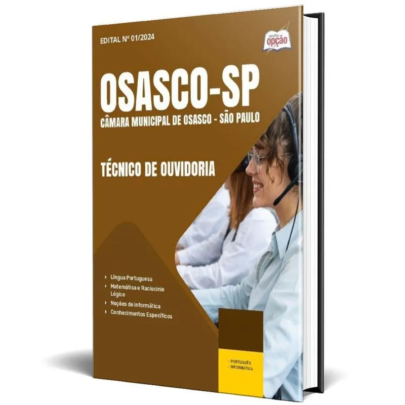 Apostila Câmara De Osasco Sp 2024 - Técnico De Ouvidoria