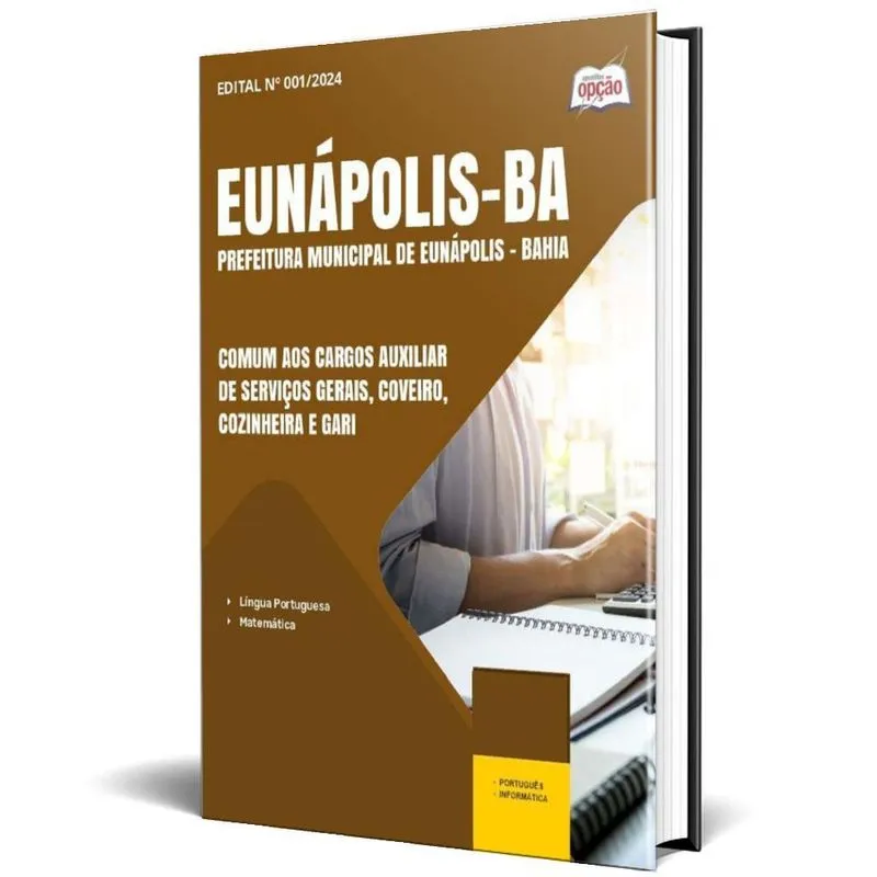 Apostila Prefeitura Eunápolis Ba 2024 Comum Aos Cargos:
