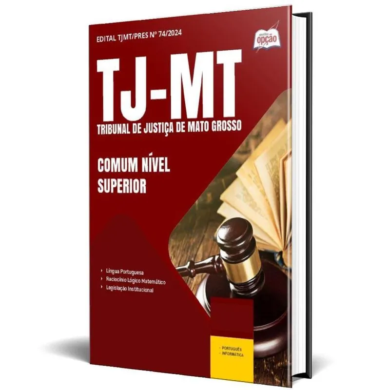 Apostila Tj Mt 2024 - Comum Nível Superior