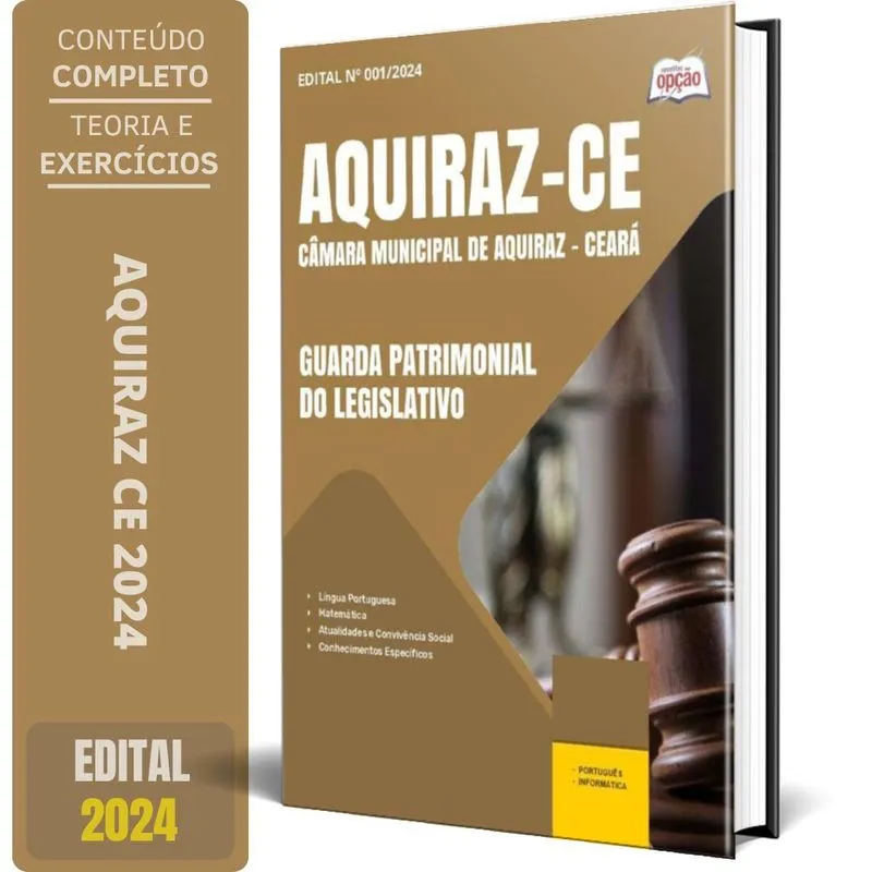 Apostila Câmara Aquiraz Ce 2024 Guarda Patrimonial Do