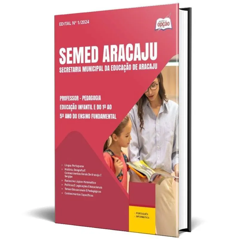 Apostila Semed Aracaju 2024 Professor Pedagogia Educação