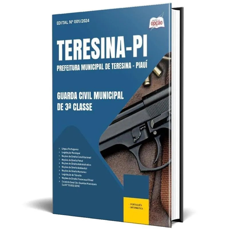 Apostila Prefeitura Teresina Pi 2024 Guarda Civil Municipal