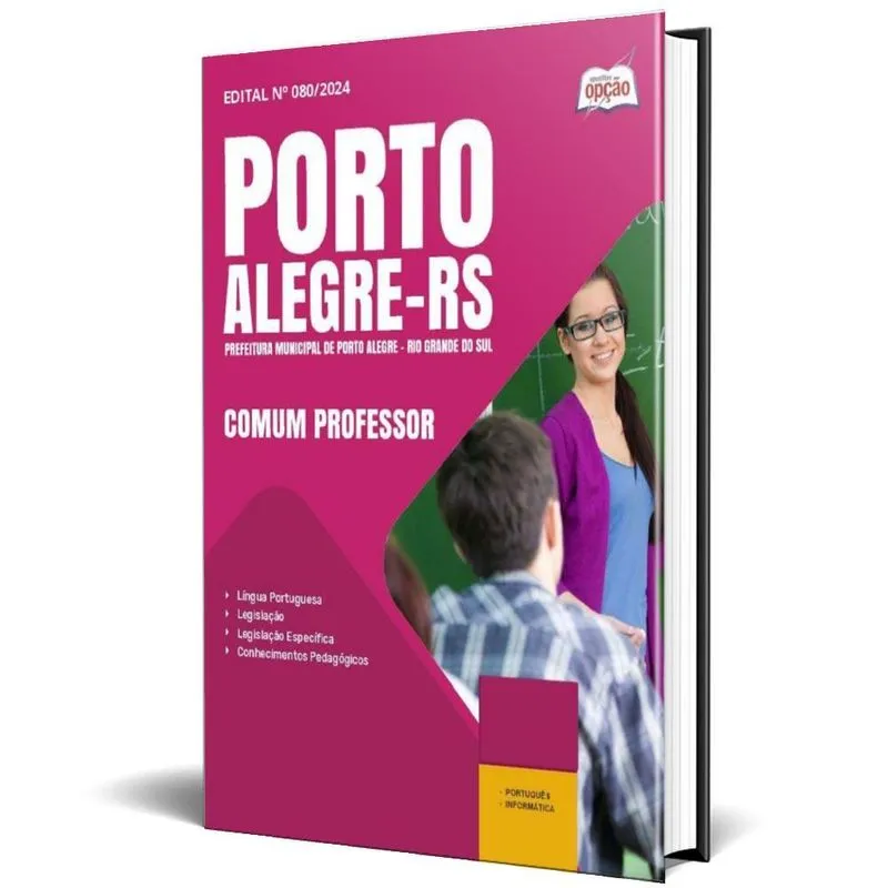 Apostila Prefeitura Porto Alegre Rs 2024 - Comum Professor