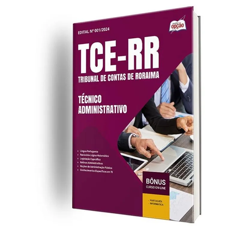 Apostila Tce Rr 2025 - Técnico Administrativo