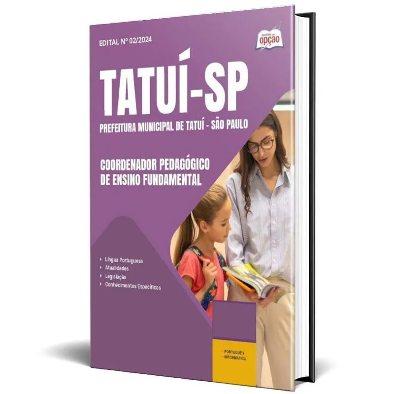Apostila Prefeitura Tatuí Sp 2024 Coordenador Pedagógico