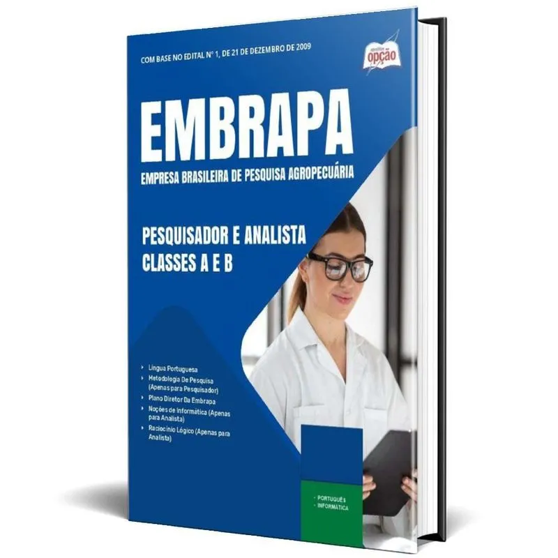 Apostila Embrapa 2025 - Pesquisador E Analista Classes A E B