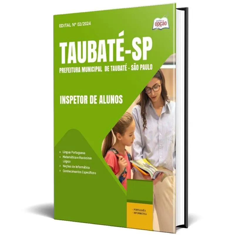 Apostila Prefeitura De Taubaté Sp 2025 - Inspetor De Alunos