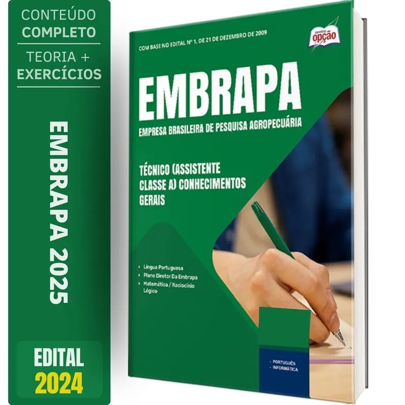 Apostila Embrapa 2025 - Técnico (Assistente Classe a) - Conhecimentos Gerais