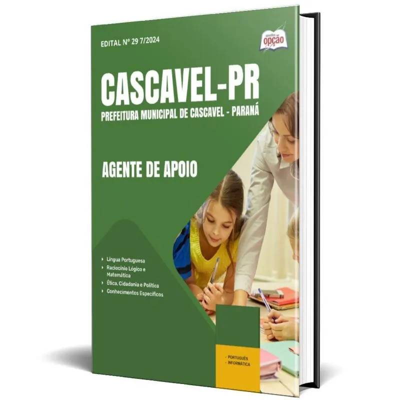 Apostila Prefeitura De Cascavel Pr 2025 - Agente De Apoio