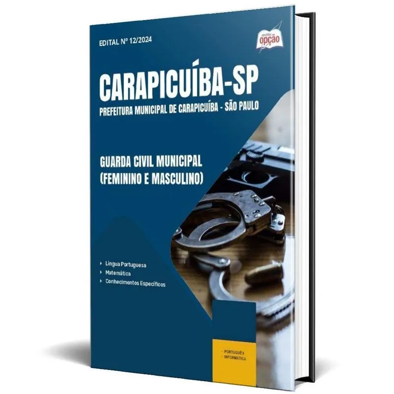 Apostila Prefeitura Carapicuíba Sp 2025 Guarda Civil
