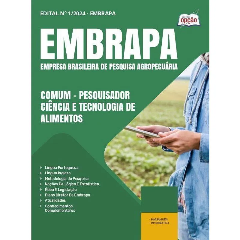 Apostila Embrapa 2025 Comum Pesquisador Ciência E Tecnologia