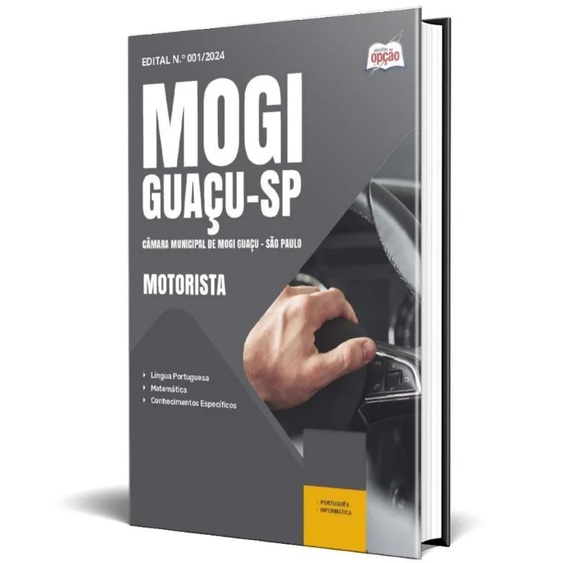 Apostila Câmara De Mogi Guaçu Sp 2025 - Motorista