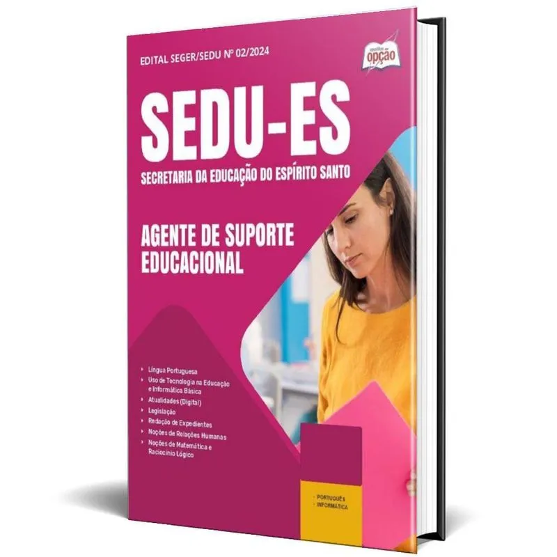Apostila Sedu-Es 2025 - Agente De Suporte Educacional