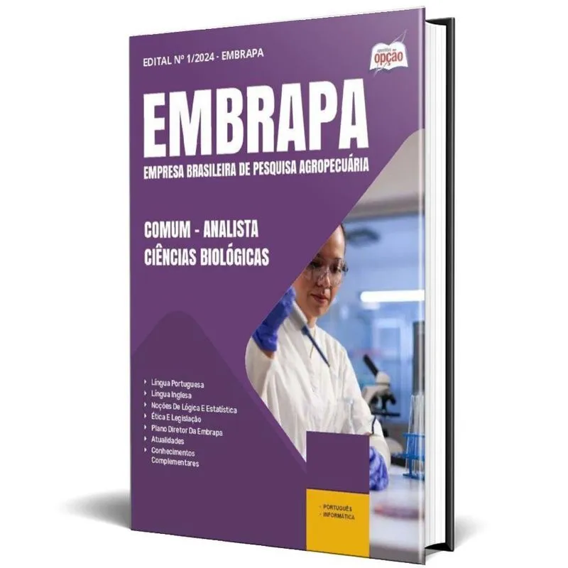 Apostila Embrapa 2025 Comum Analista Ciências Biológicas