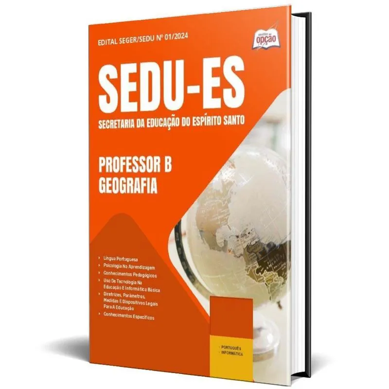 Apostila Concurso Sedu Es 2025 - Professor B - Geografia