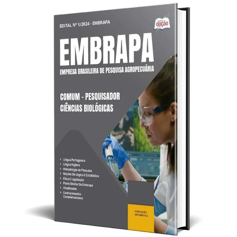 Apostila Embrapa 2025 Comum Pesquisador Ciências Biológicas