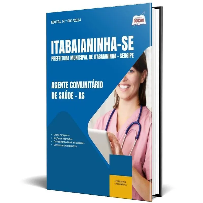 Apostila Prefeitura Itabaianinha Se 2025 Agente Comunitário
