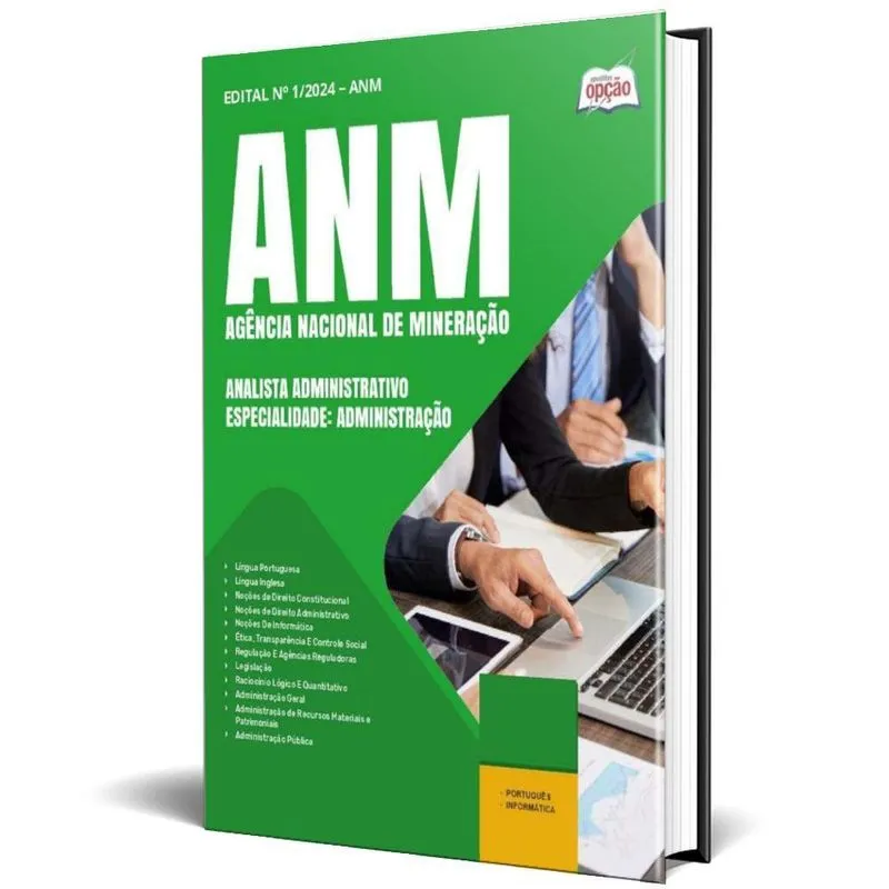 Apostila Anm 2025 Analista Administrativo Especialidade: