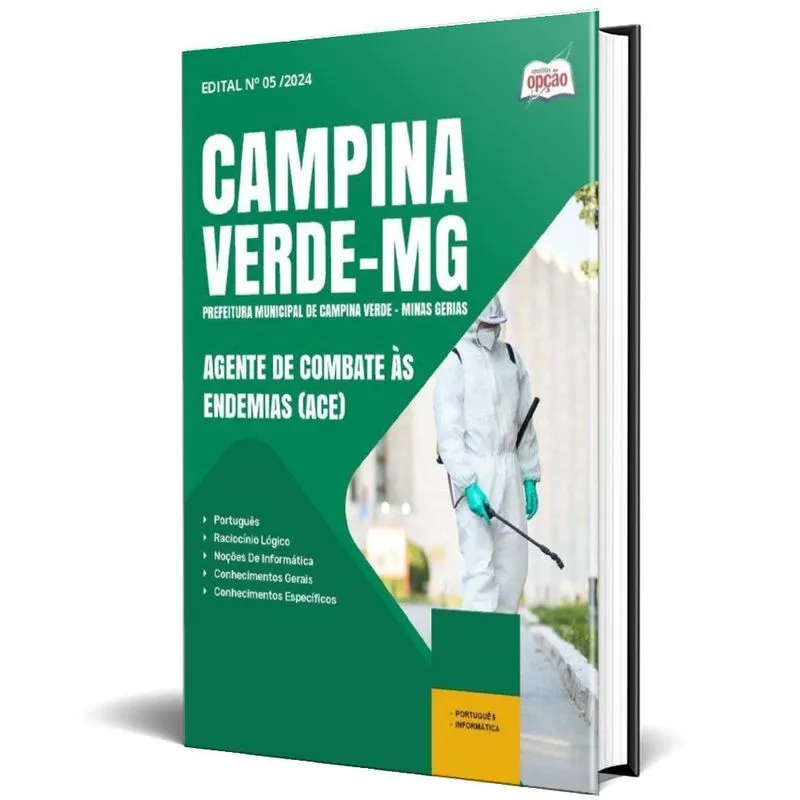 Apostila Prefeitura Campina Verde Mg 2025 Agente Combate Às