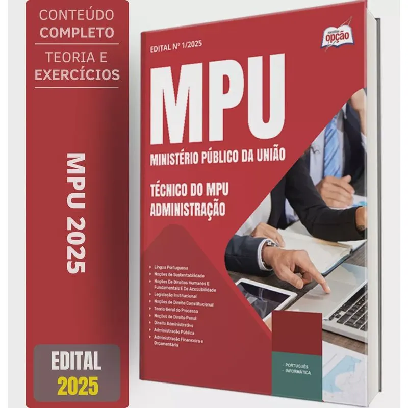 Apostila Técnico Do Mpu Especialidade Administração 2025