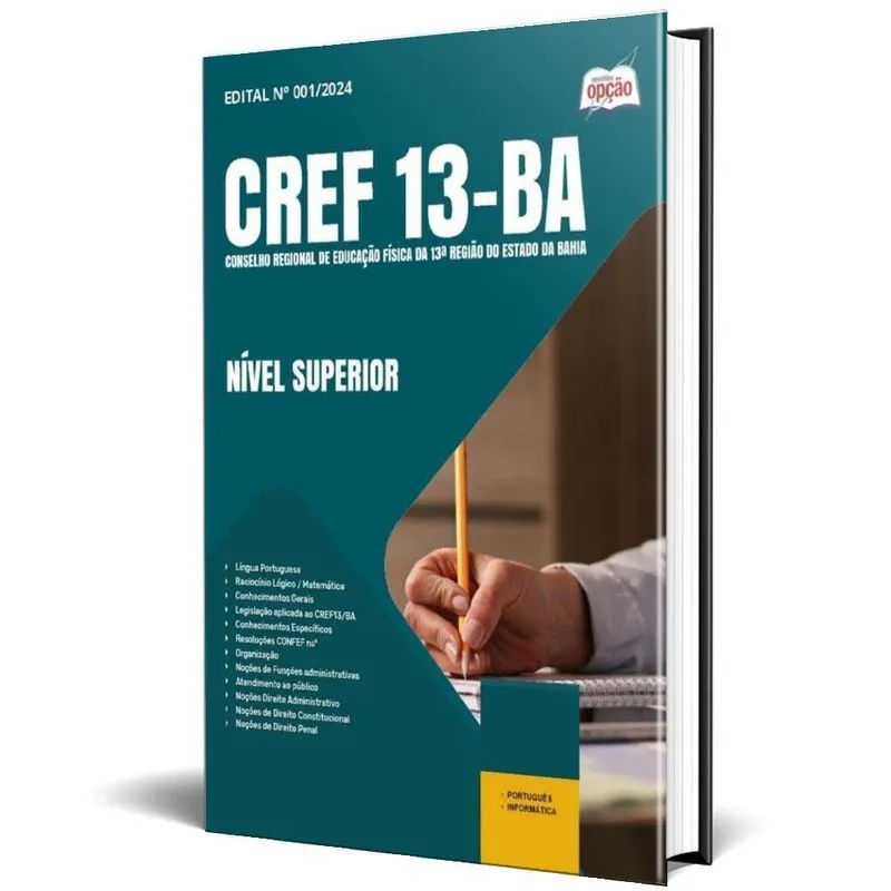 Apostila Cref 13 Ba 2025 Nível Superior Agente Orientação E