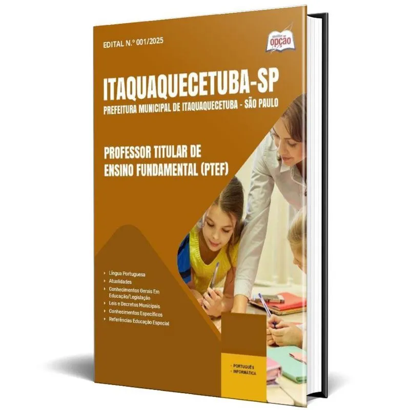 Apostila Prefeitura Itaquaquecetuba Sp 2025 Professor