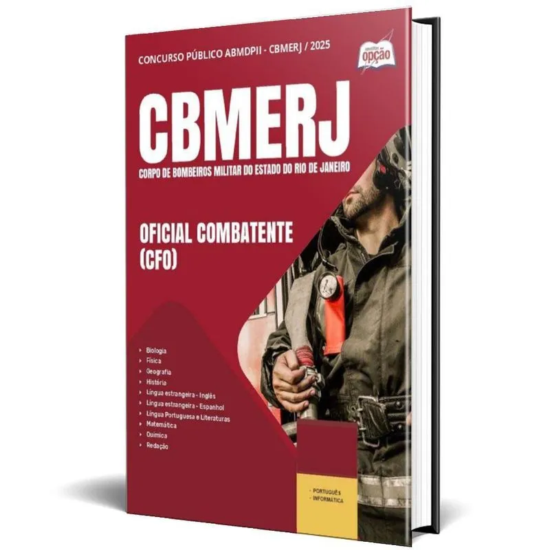 Apostila Cbmerj 2025 - Oficial Combatente - (Cfo)