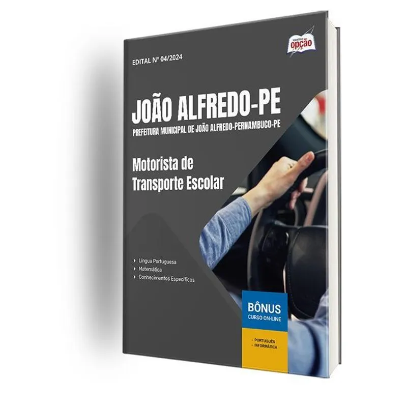 Apostila Prefeitura João Alfredo Pe 2025 Motorista