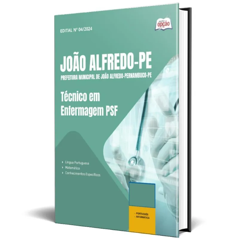 Apostila Prefeitura João Alfredo Pe 2025 Técnico Em