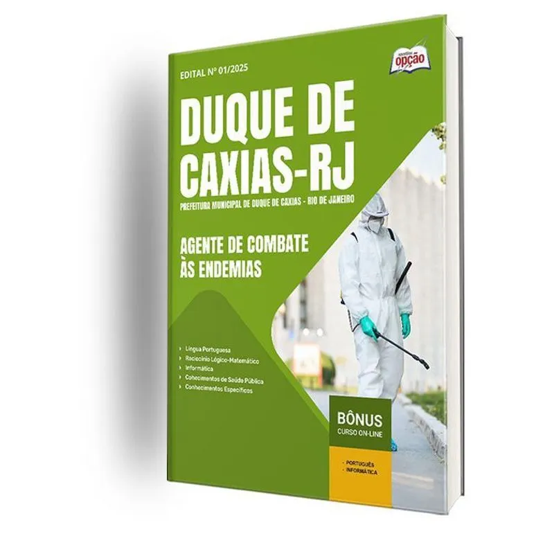 Apostila Prefeitura Duque Caxias Rj 2025 Agente Combate Às