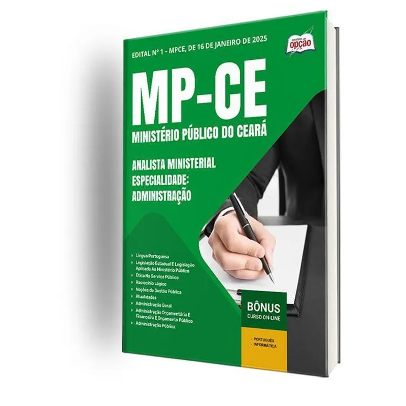 Apostila Mp Ce 2025 Analista Ministerial Especialidade: