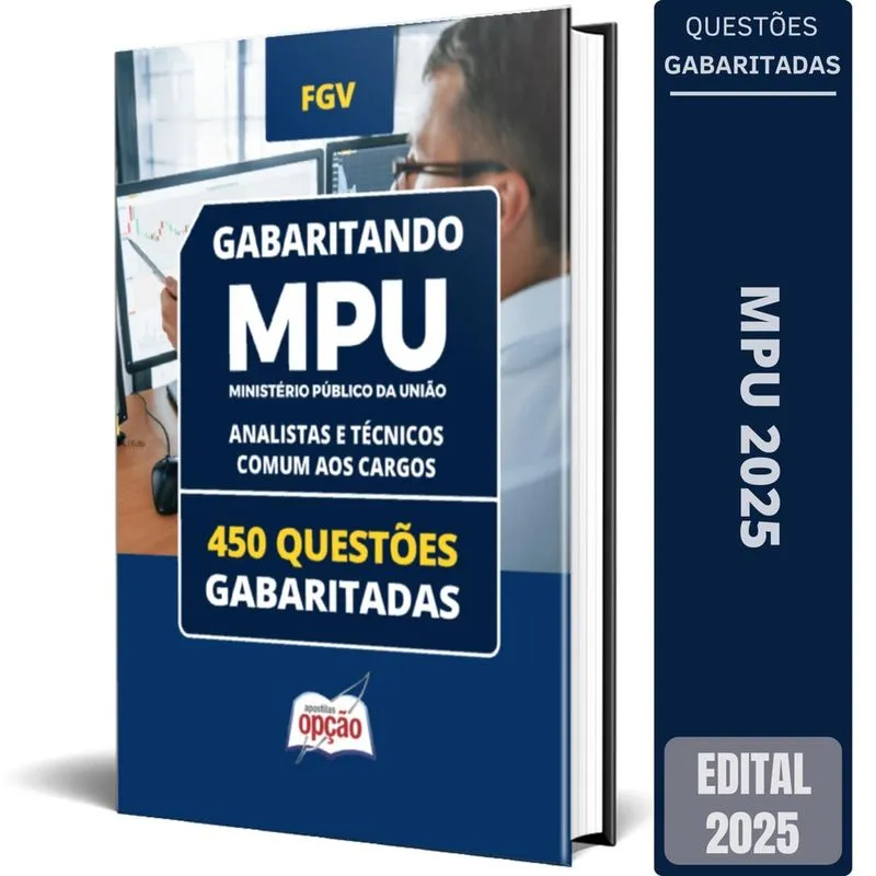 Caderno Mpu 2025 Analistas E Técnicos Comum Aos Cargos 450