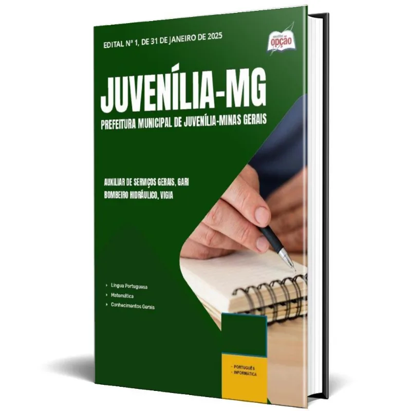 Apostila Prefeitura Juvenília Mg 2025 Auxiliar Serviços