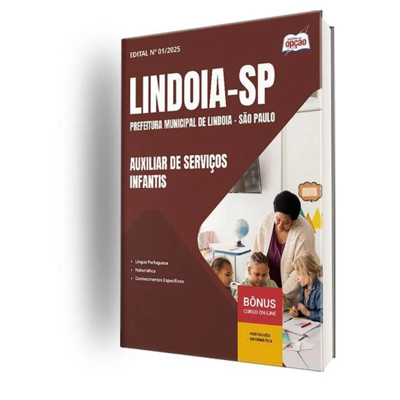 Apostila Prefeitura Lindoia Sp 2025 Auxiliar Serviços