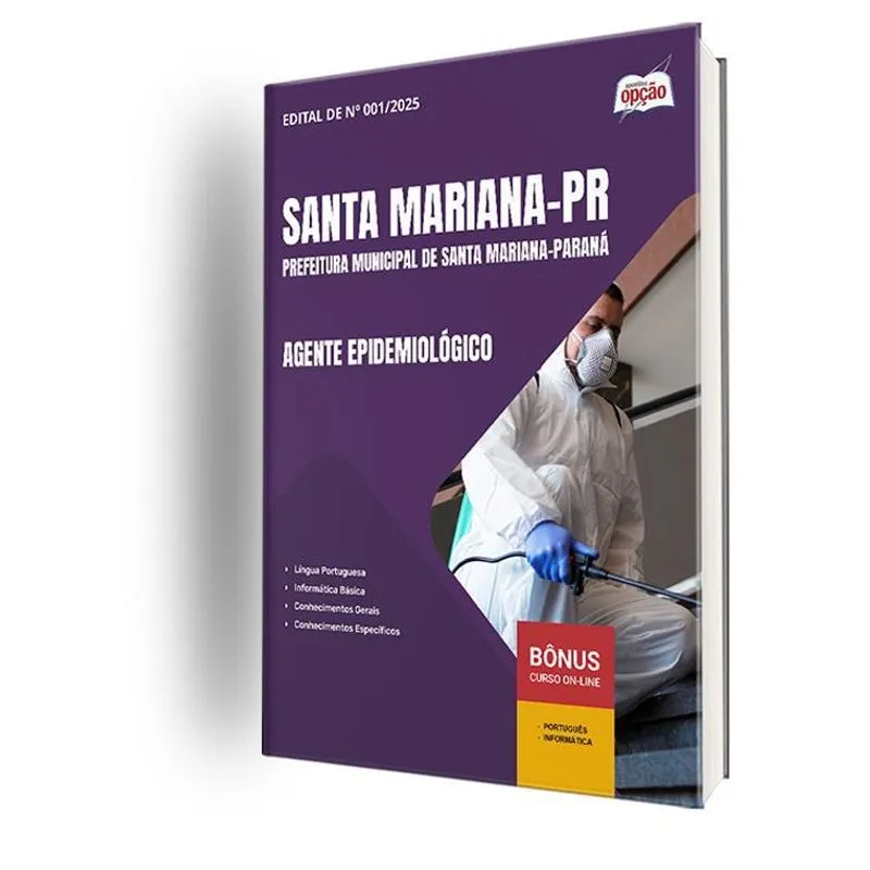 Apostila Prefeitura Santa Mariana Pr 2025 Agente