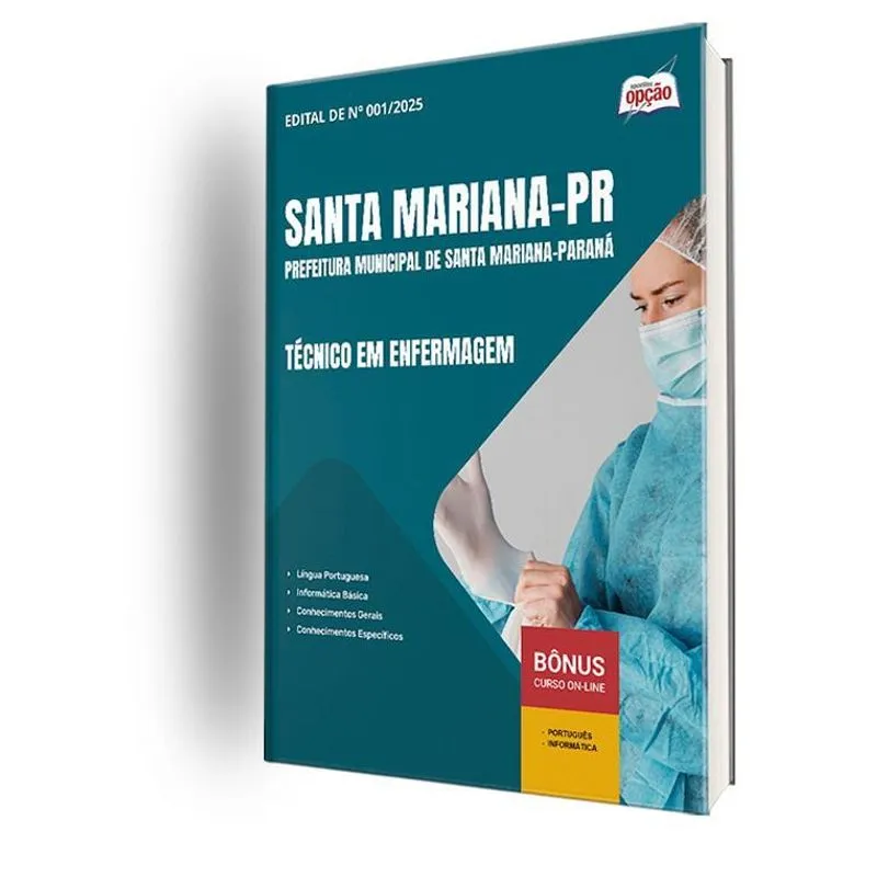 Apostila Prefeitura Santa Mariana Pr 2025 Técnico Em