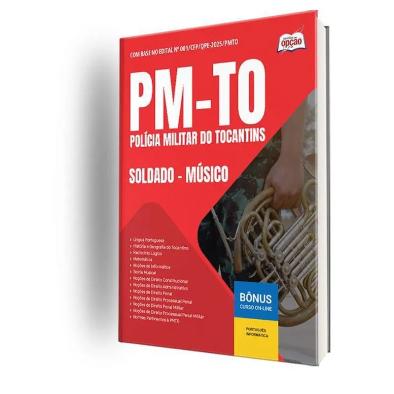 Apostila Pm To 2025 - Soldado - Músico