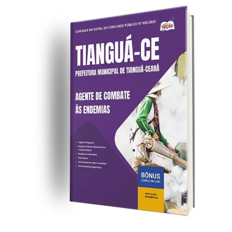 Apostila Prefeitura Tianguá Ce 2025 Agente Combate Às