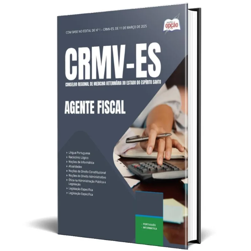 Apostila Crmv Es 2025 - Agente Fiscal