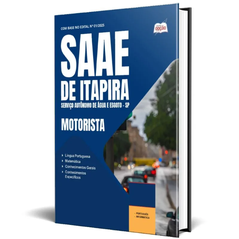 Apostila Saae Itapira Sp 2025 - Motorista
