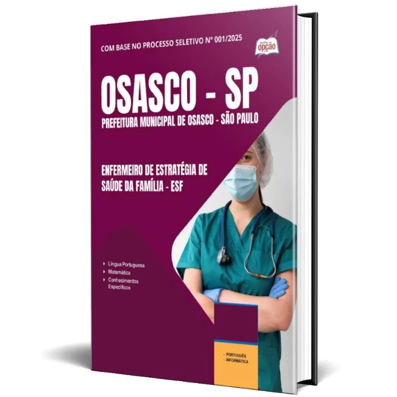 Apostila Prefeitura Osasco Sp 2025 Enfermeiro Estratégia